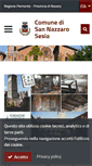 Mobile Screenshot of comune.sannazzarosesia.no.it